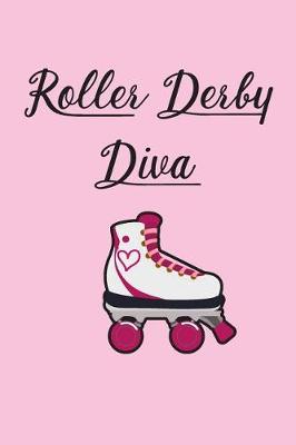 Book cover for Roller Derby Diva Dot Grid Notebook