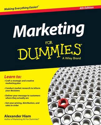 Book cover for Marketing for Dummies, 4th Edition