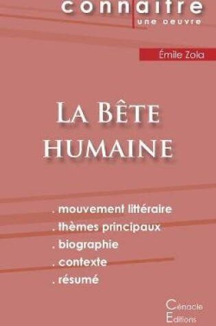 Cover of Fiche de lecture La Bete humaine de Emile Zola (Analyse litteraire de reference et resume complet)