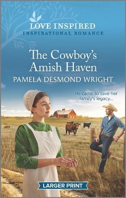 Book cover for The Cowboy's Amish Haven