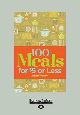 Book cover for 100 Meals for $5 or Less