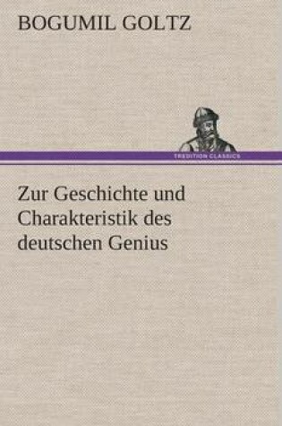 Cover of Zur Geschichte und Charakteristik des deutschen Genius