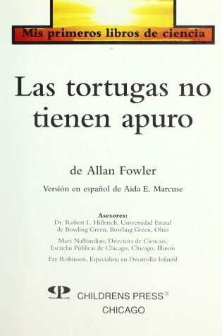 Cover of Las tortugas no tienen apuro