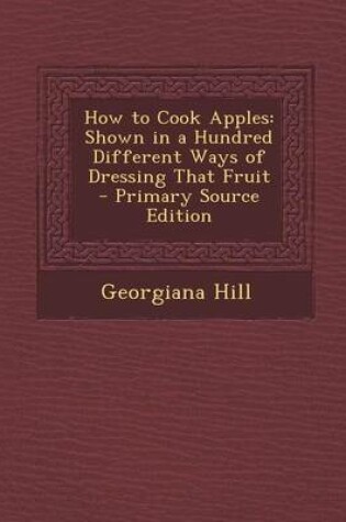 Cover of How to Cook Apples