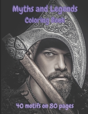 Book cover for Myths and Legends Coloring Book