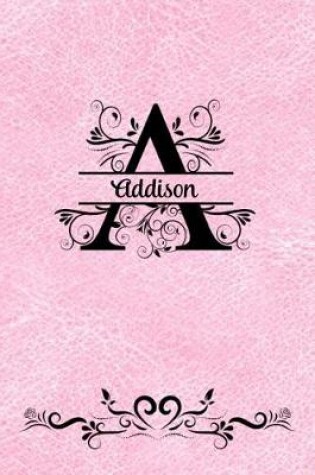 Cover of Split Letter Personalized Journal - Addison