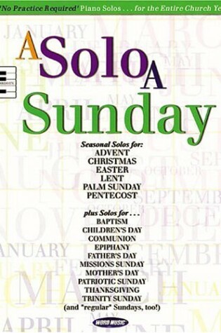 Cover of A Solo a Sunday