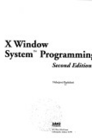 Cover of X Windows System Programming