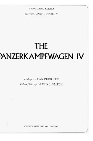 Cover of The Panzerkampfwagen 4