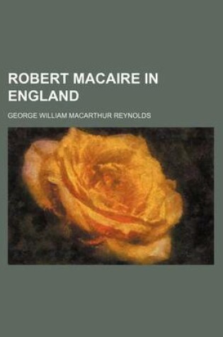 Cover of Robert Macaire in England