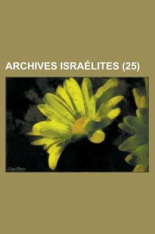 Cover of Archives Israelites (25)