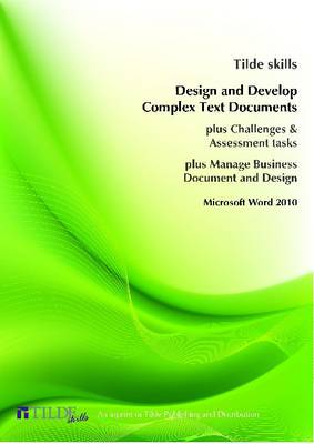 Book cover for Design and Develop Complex Text Documents