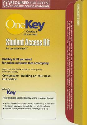 Book cover for OneKey WebCT, Pincode Access Card, Cornerstone