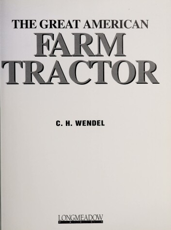 Book cover for Great American Farm Tractor