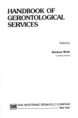 Cover of Handbook of Gerontological Services