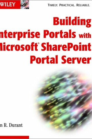 Cover of Building Enterprise Portals with Microsoft Sharepoint Portal Server