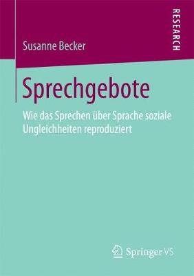 Book cover for Sprechgebote