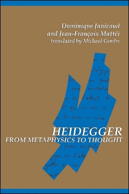 Book cover for Heidegger from Metaphysics to Thought