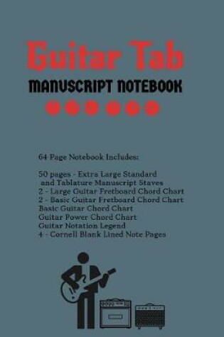 Cover of Guitar Tab Manuscript Notebook