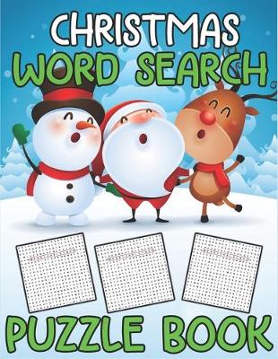 Book cover for Christmas Word Search Puzzle Book