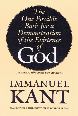 Book cover for The One Possible Basis for a Demonstration of the Existence of God