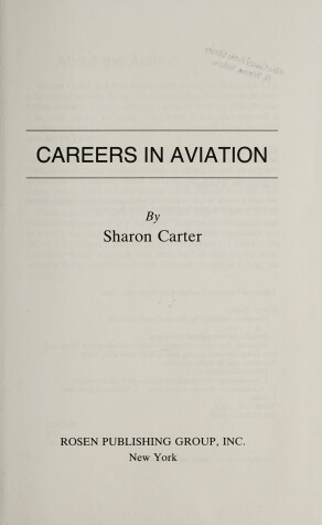 Book cover for Careers in Aviation