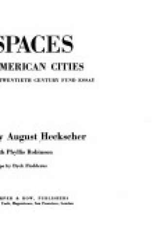 Cover of Open Spaces