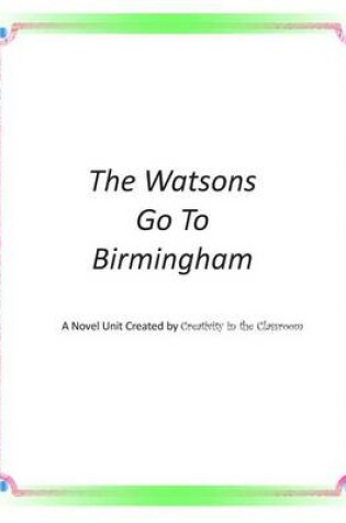 Cover of The Watsons Go to Birmingham--1963