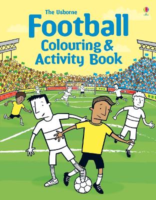 Book cover for Football Colouring and Activity Book