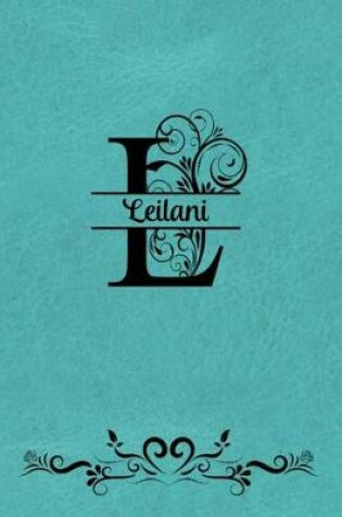 Cover of Split Letter Personalized Name Journal - Leilani