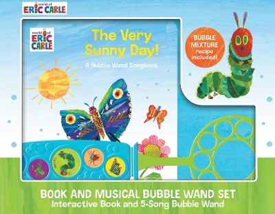 Book cover for Eric Carl Bubble Wand Songbook Very Sunny Day Sound Book Set