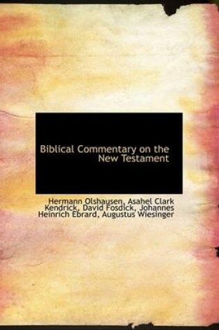 Cover of Biblical Commentary on the New Testament