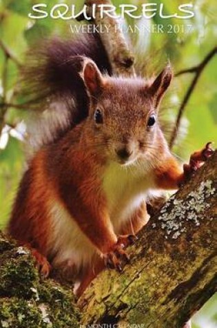 Cover of Squirrels Weekly Planner 2017