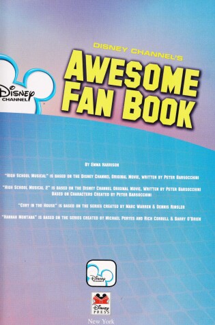 Cover of Disney Channel's Awesome Fan Book