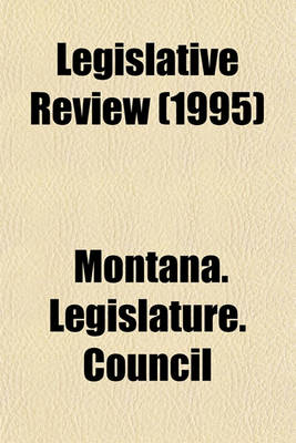 Book cover for Legislative Review (1995)