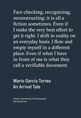 Book cover for Mario Garcí  a Torres – An Arrival Tale
