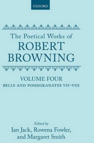 Cover of The Poetical Works of Robert Browning: Volume IV