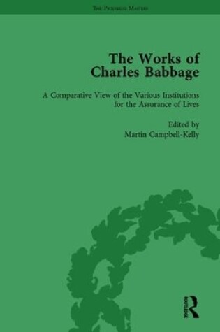 Cover of The Works of Charles Babbage Vol 6