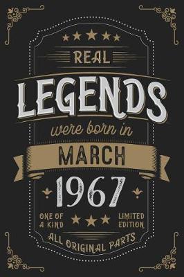 Book cover for Real Legendes were born in March 1967