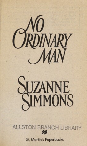 Cover of No Ordinary Man