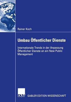 Book cover for Umbau Offentlicher Dienste