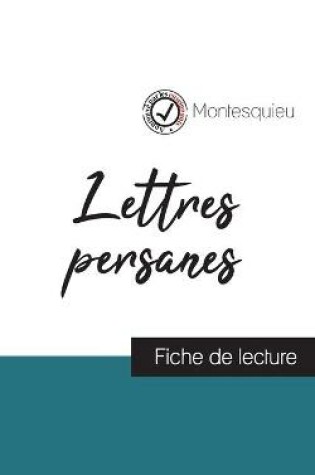 Cover of Lettres persanes de Montesquieu (fiche de lecture et analyse complete de l'oeuvre)