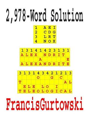 Book cover for 2,978-Word Solution