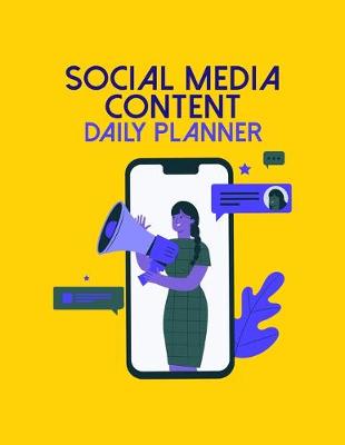 Book cover for Social Media Content Daily Planner