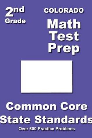 Cover of Colorado 2nd Grade Math Test Prep