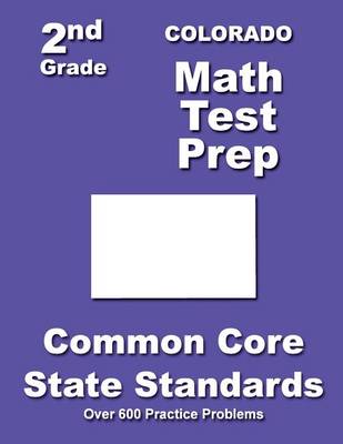 Book cover for Colorado 2nd Grade Math Test Prep