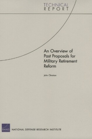 Cover of An Overview of Past Proposals for Military Retirement Reform