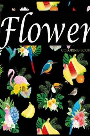 Cover of Flower coloring book