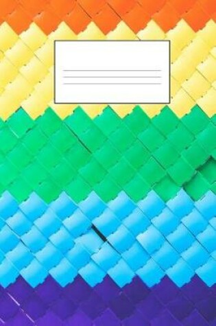 Cover of Rainbow Blank Paper Book - Colour Is Life