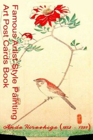 Cover of Art Post Cards Book - Famous Artist Style Painting - Ando Hiroshige (1797 - 1858)